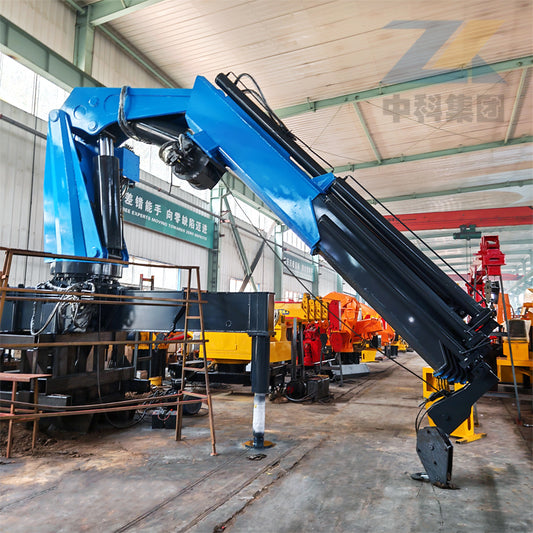 8-ton folding arm crane