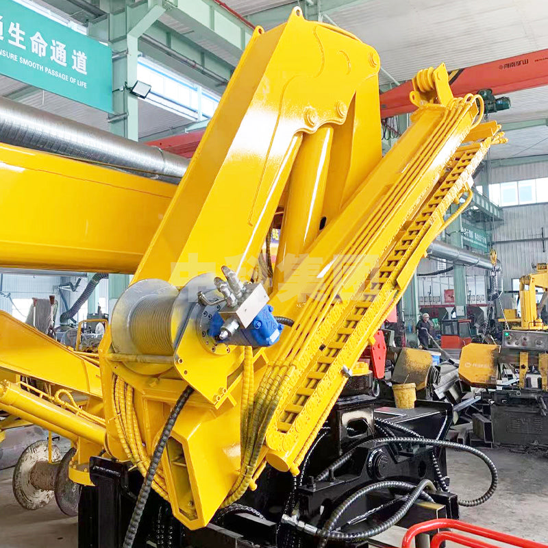 5-ton folding boom crane