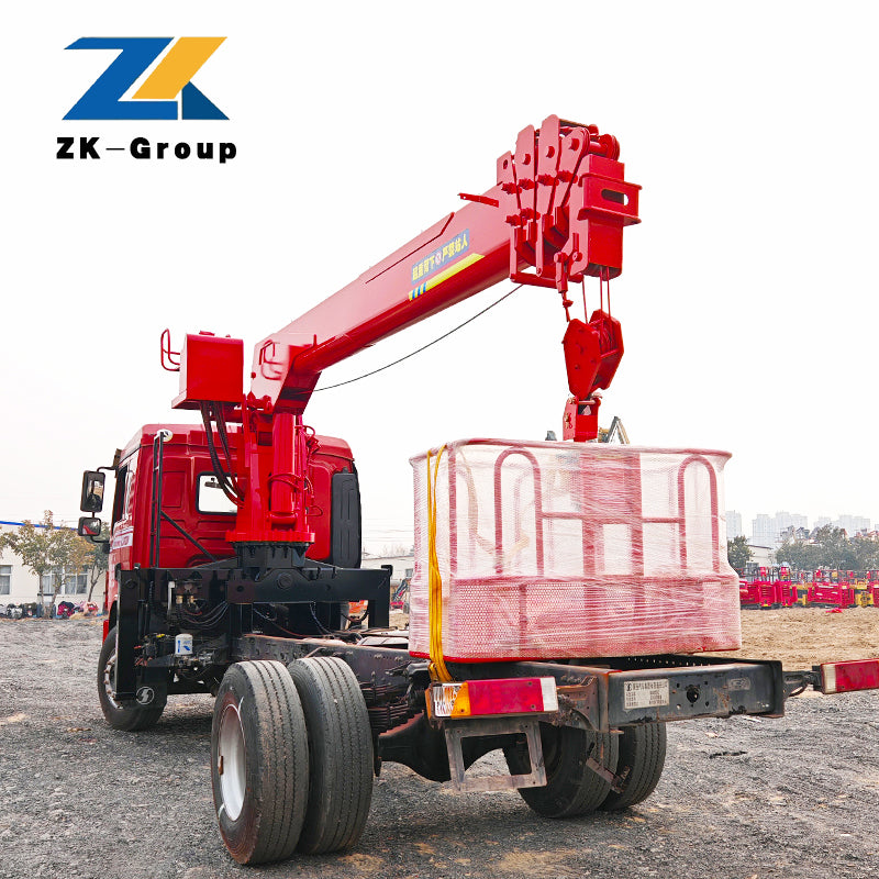 Truck crane plus hanging basket
