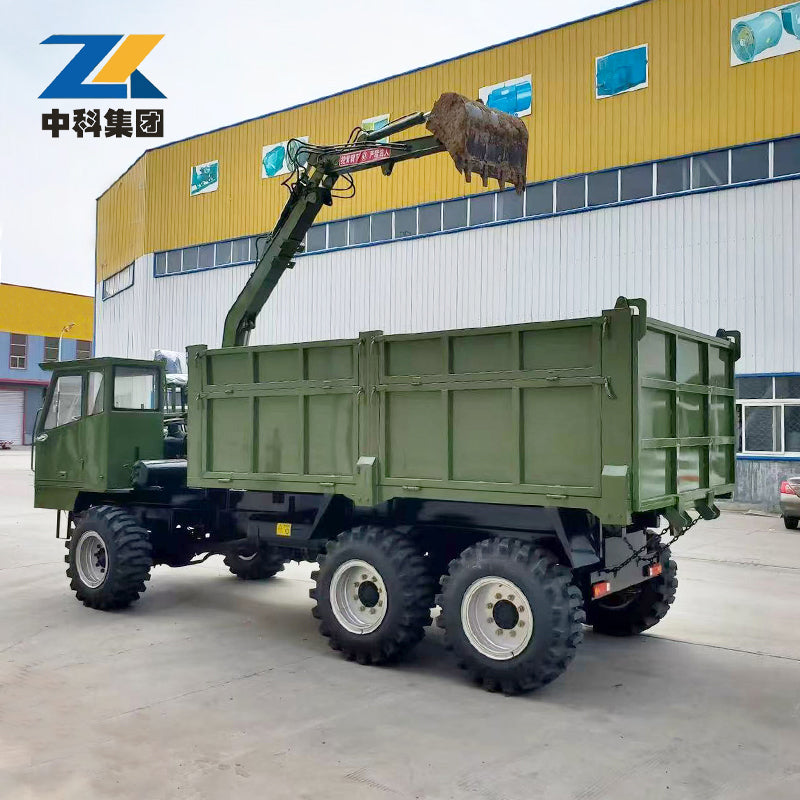 Six-Wheel Drive Excavation Transport Vehicle