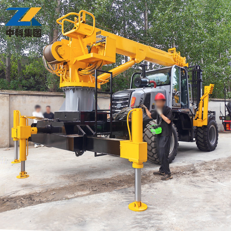 6-ton off-road forklift crane