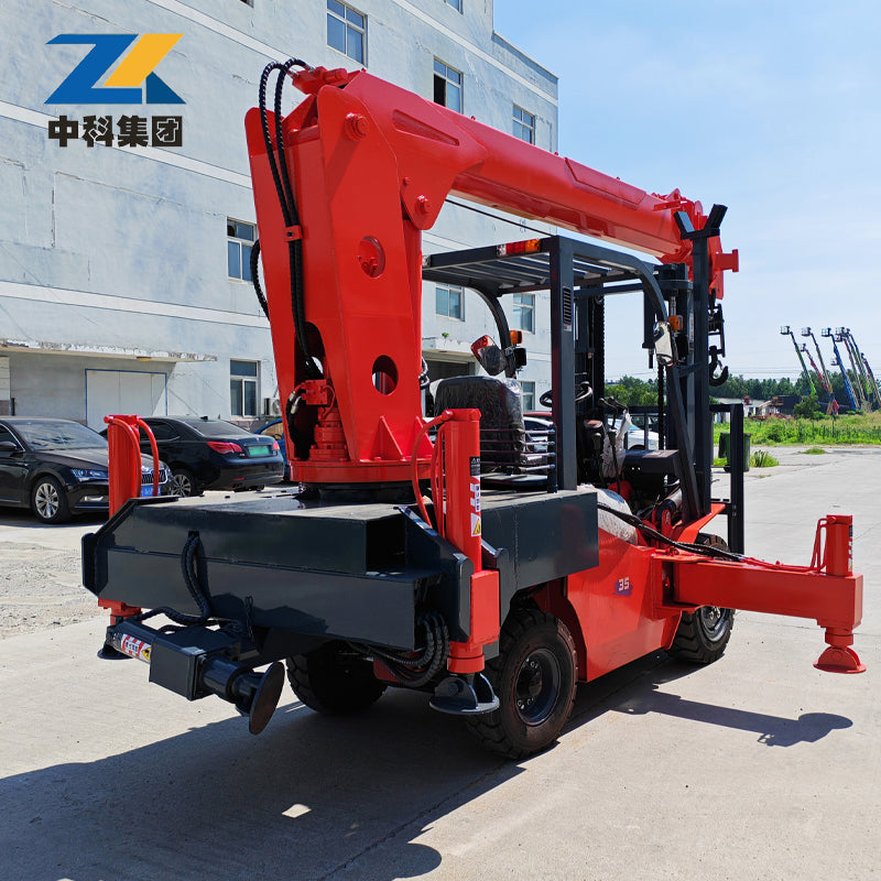3.5-ton off-road forklift crane