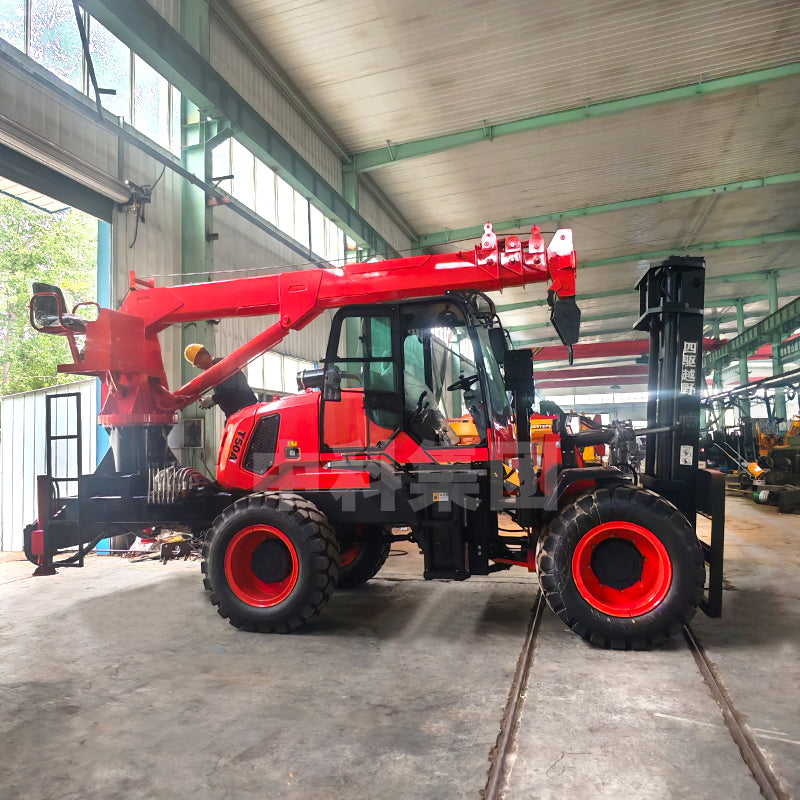 8-ton off-road forklift crane