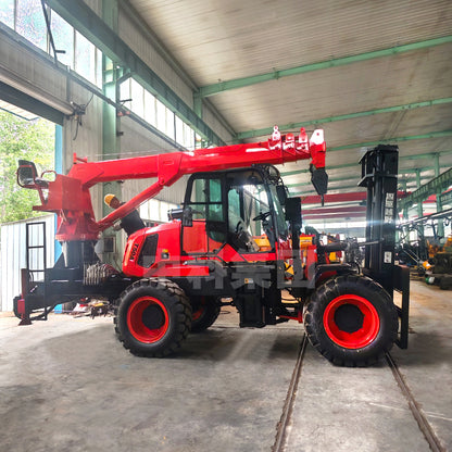 8-ton off-road forklift crane
