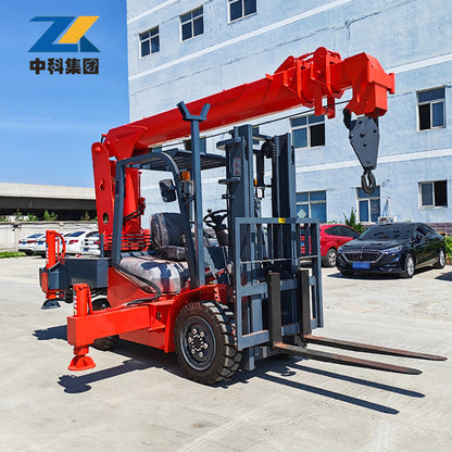 3.5-ton off-road forklift crane