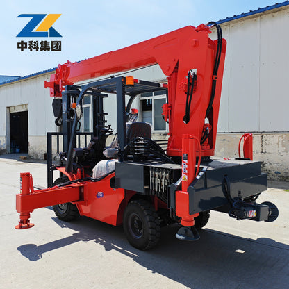 3.5-ton off-road forklift crane