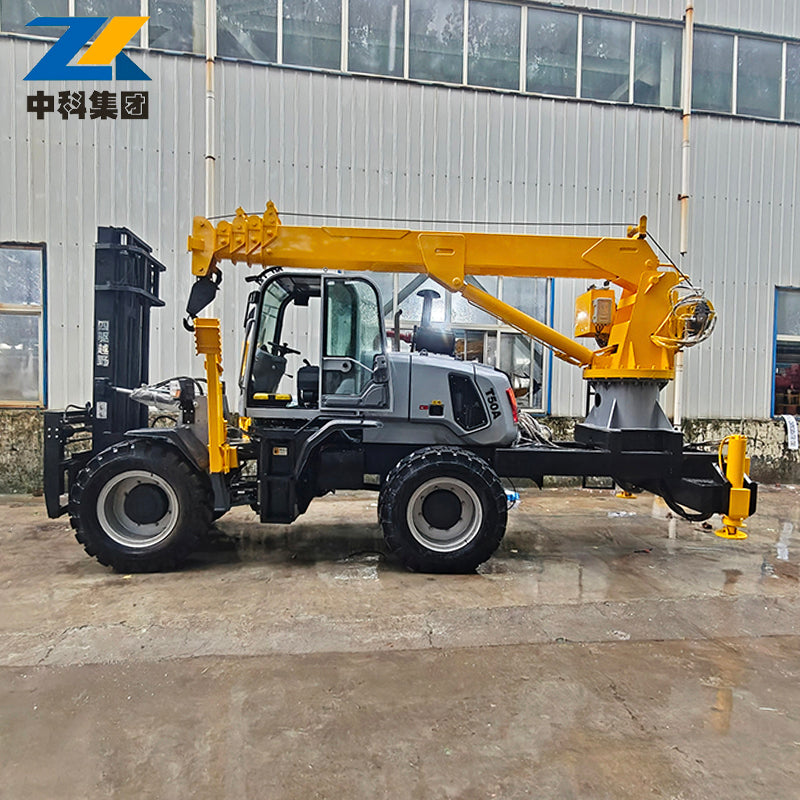 6-ton off-road forklift crane