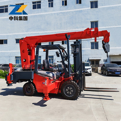 3.5-ton off-road forklift crane