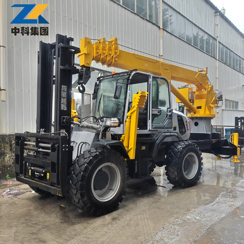 6-ton off-road forklift crane