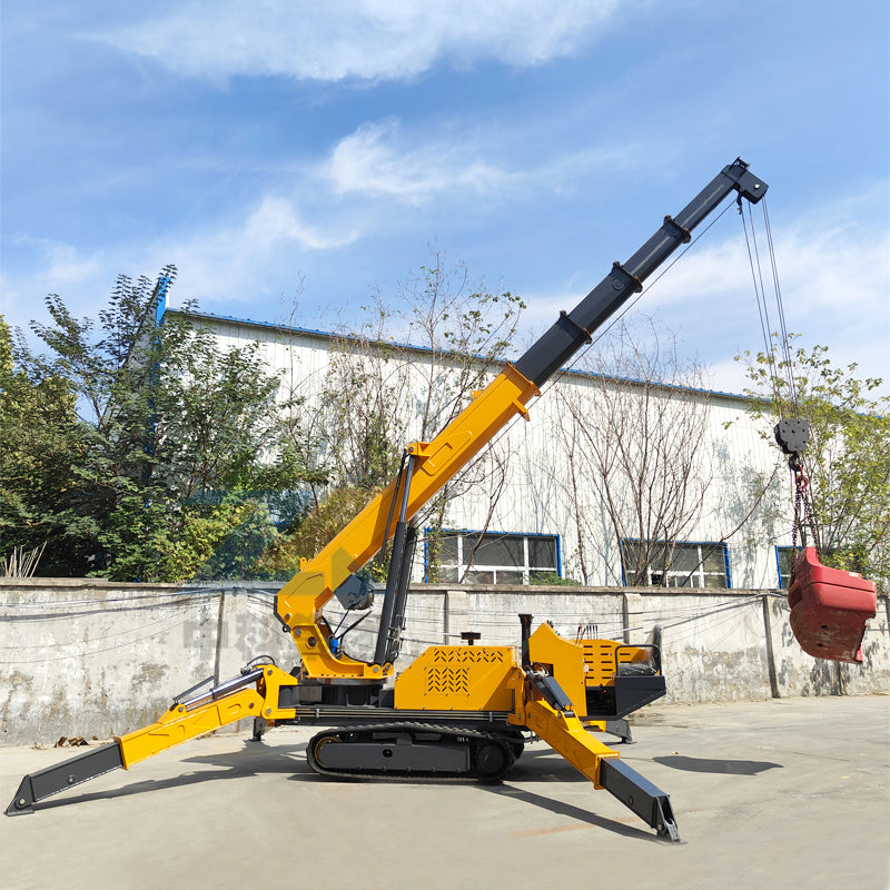 5-ton crawler spider crane