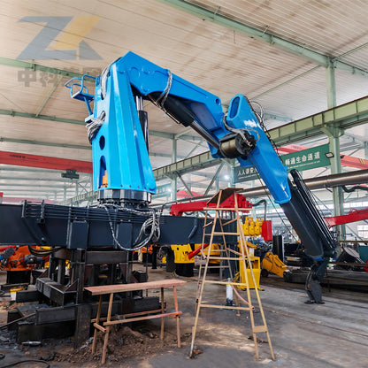 8-ton folding arm crane