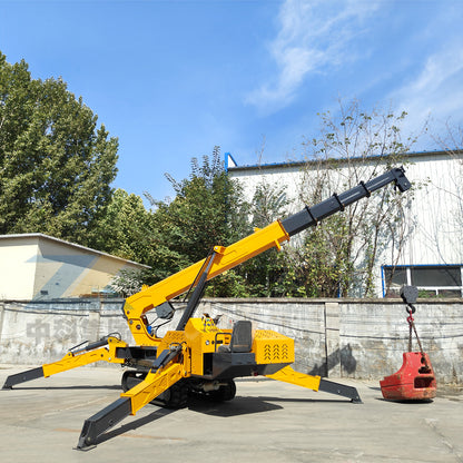 5-ton crawler spider crane