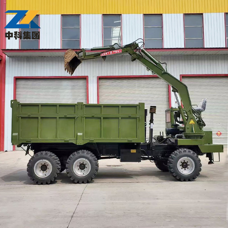 Six-Wheel Drive Excavation Transport Vehicle