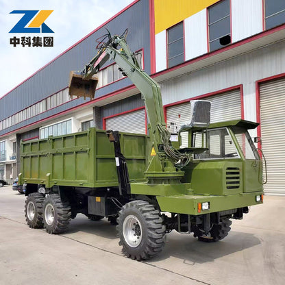 Six-Wheel Drive Excavation Transport Vehicle
