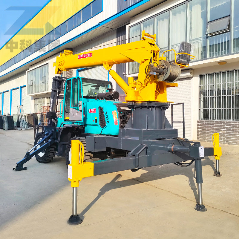 5-ton off-road forklift crane