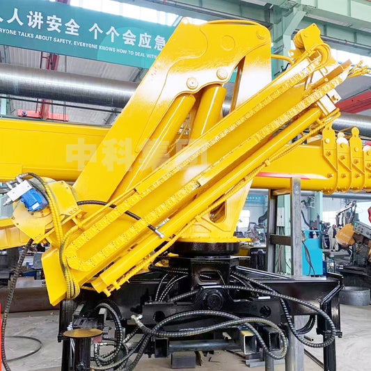 5-ton folding boom crane
