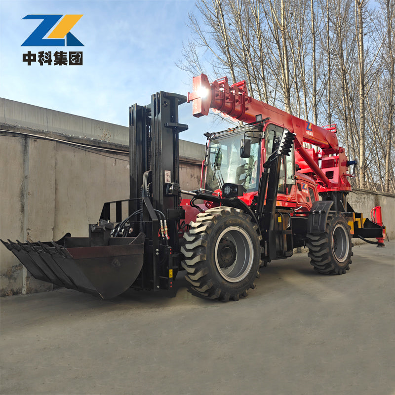 3.5-ton off-road forklift crane