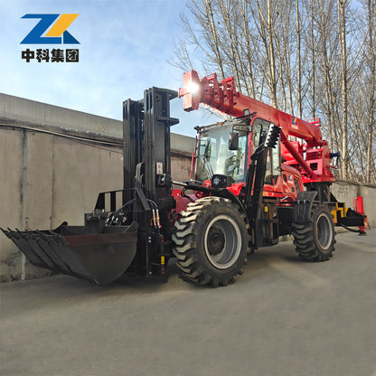 3.5-ton off-road forklift crane