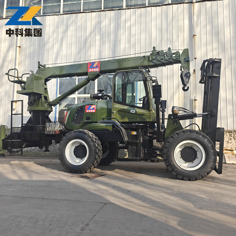 10-ton off-road forklift crane
