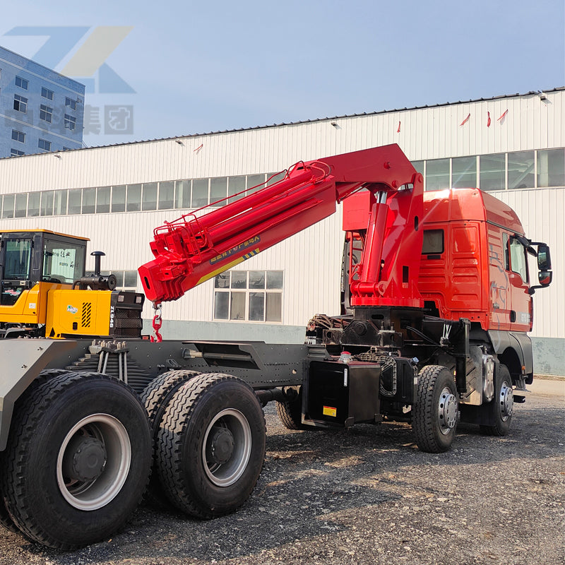 10-ton folding boom crane