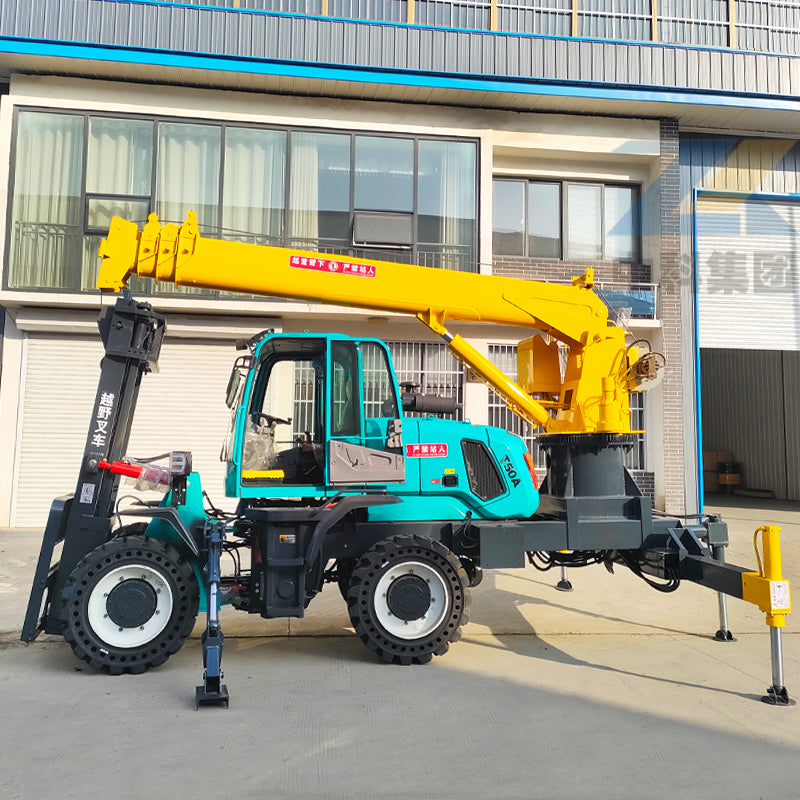 5-ton off-road forklift crane