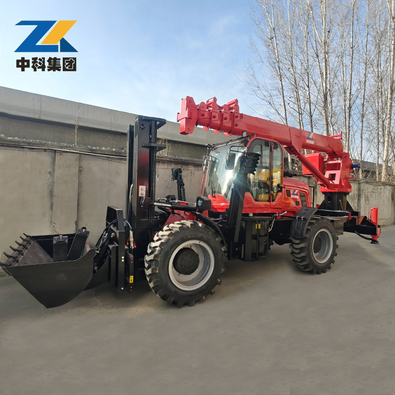 3.5-ton off-road forklift crane