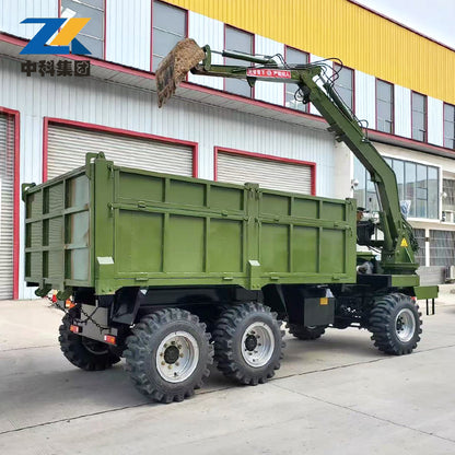 Six-Wheel Drive Excavation Transport Vehicle