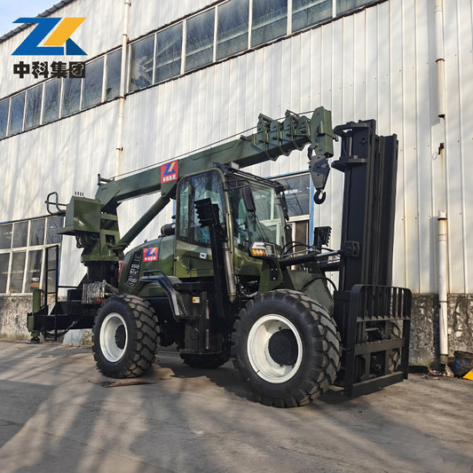 10-ton off-road forklift crane
