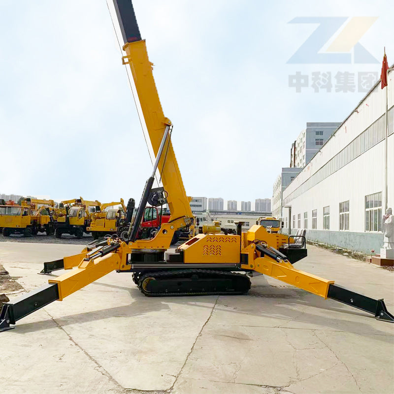 10-ton crawler spider crane