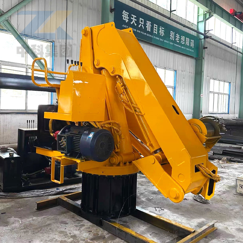 3.2-ton foldable boom crane