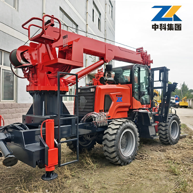 5 tons off-road forklift crane