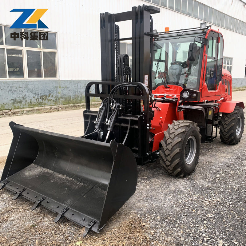3.5-ton off-road forklift crane