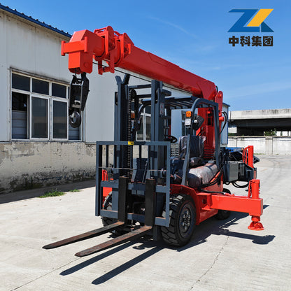 3.5-ton off-road forklift crane