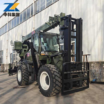10-ton off-road forklift crane