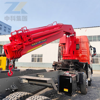 10-ton folding boom crane