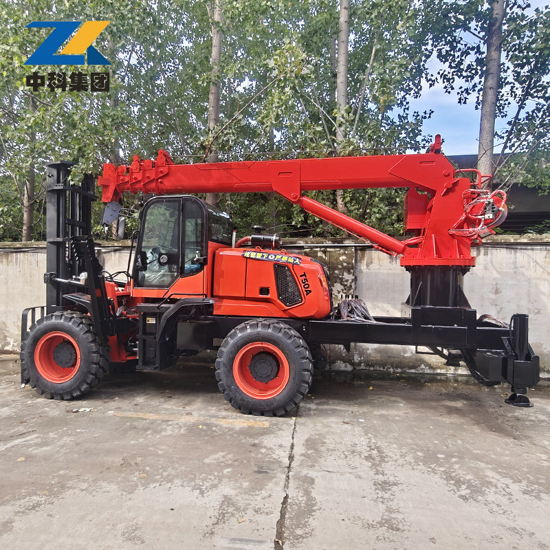 5 tons off-road forklift crane