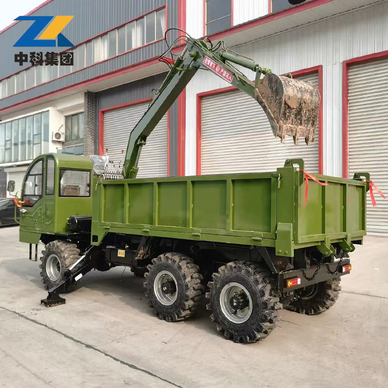 Six-Wheel Drive Excavation Transport Vehicle