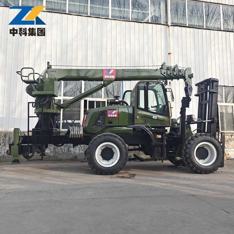10-ton off-road forklift crane