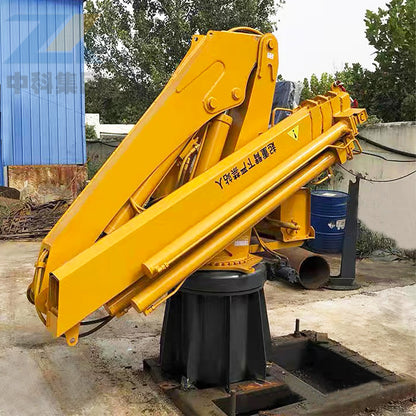 3.2-ton foldable boom crane