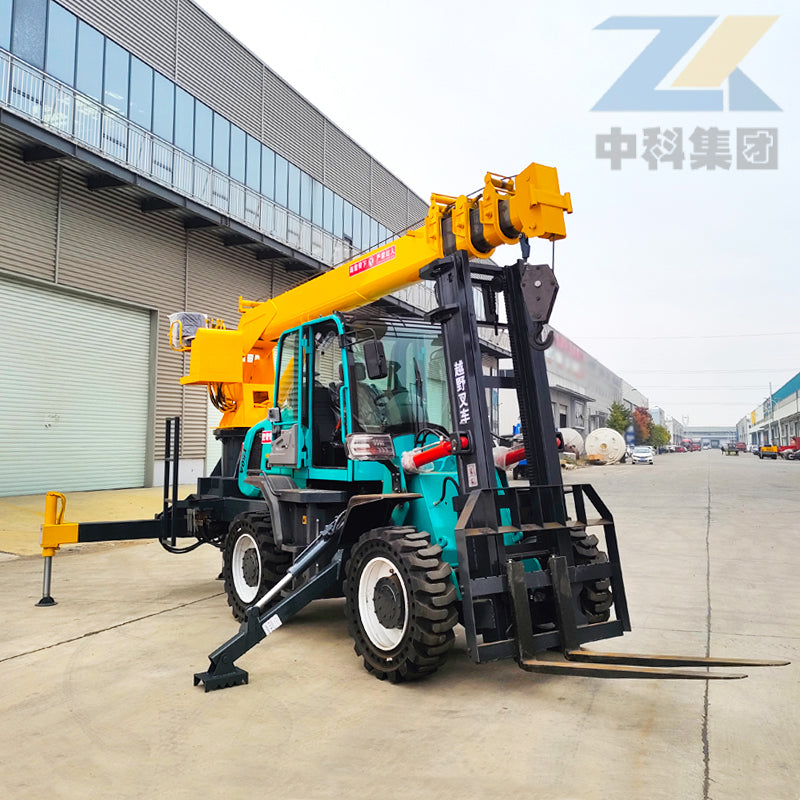 5-ton off-road forklift crane