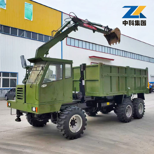 Six-Wheel Drive Excavation Transport Vehicle