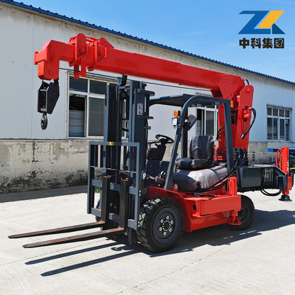 3.5-ton off-road forklift crane