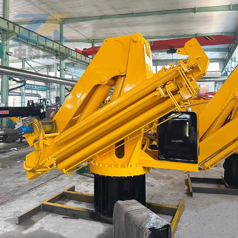 3.2-ton foldable boom crane