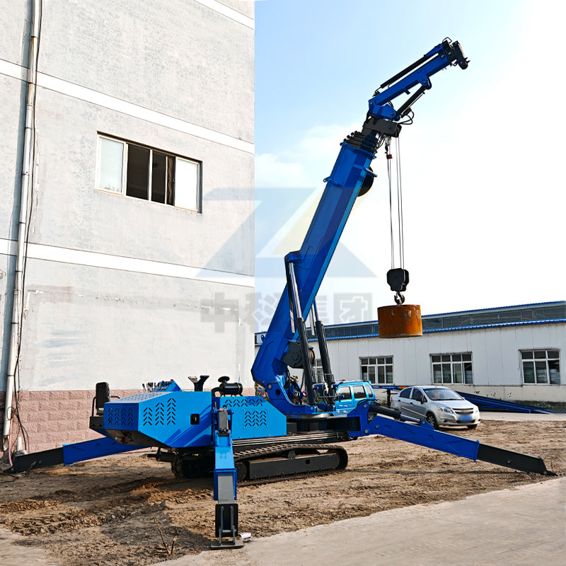 12-ton crawler spider crane