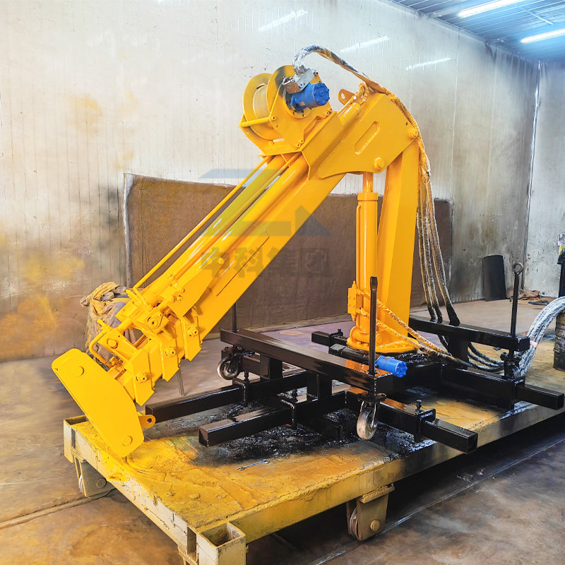 2-ton folding arm crane