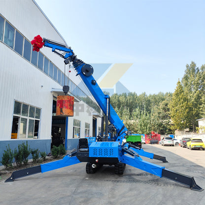 12-ton crawler spider crane