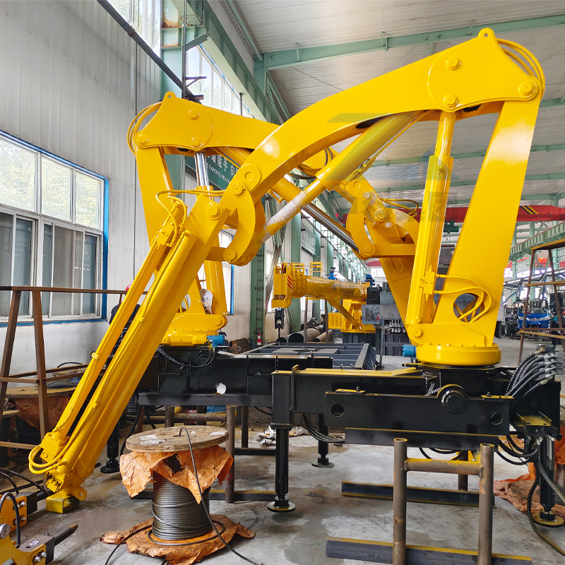 2-ton folding arm crane