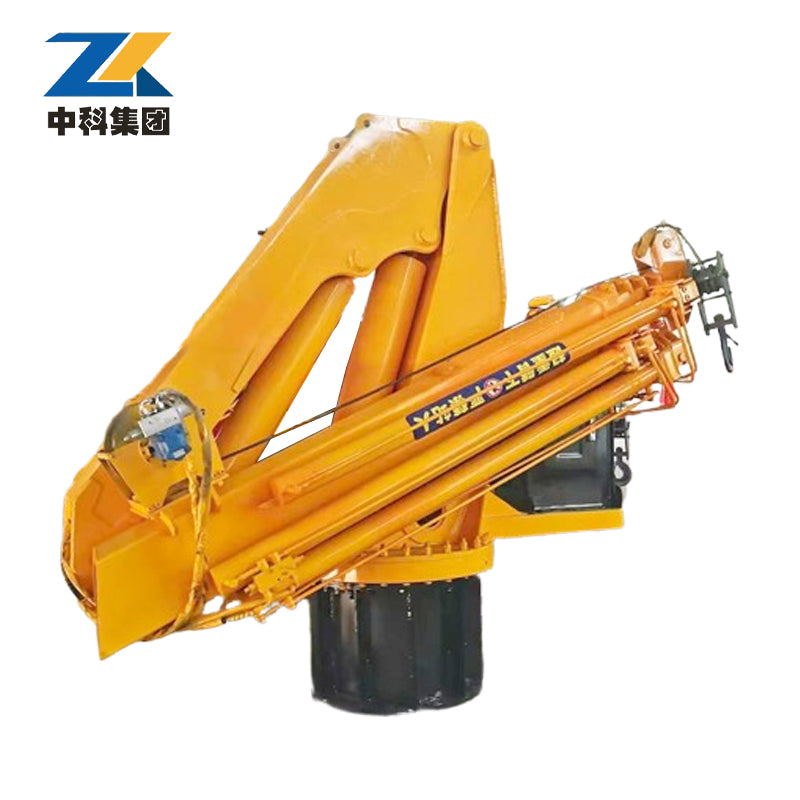 6.3-ton folding boom crane