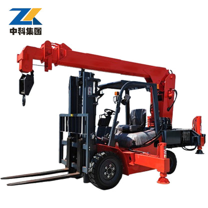 3.5-ton off-road forklift crane