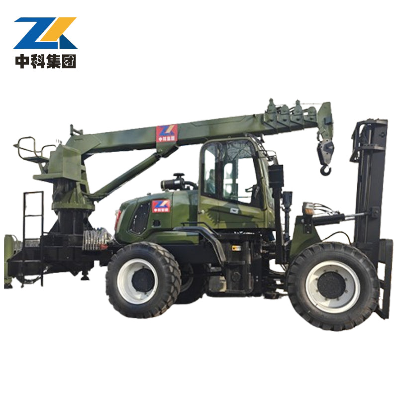 10-ton off-road forklift crane